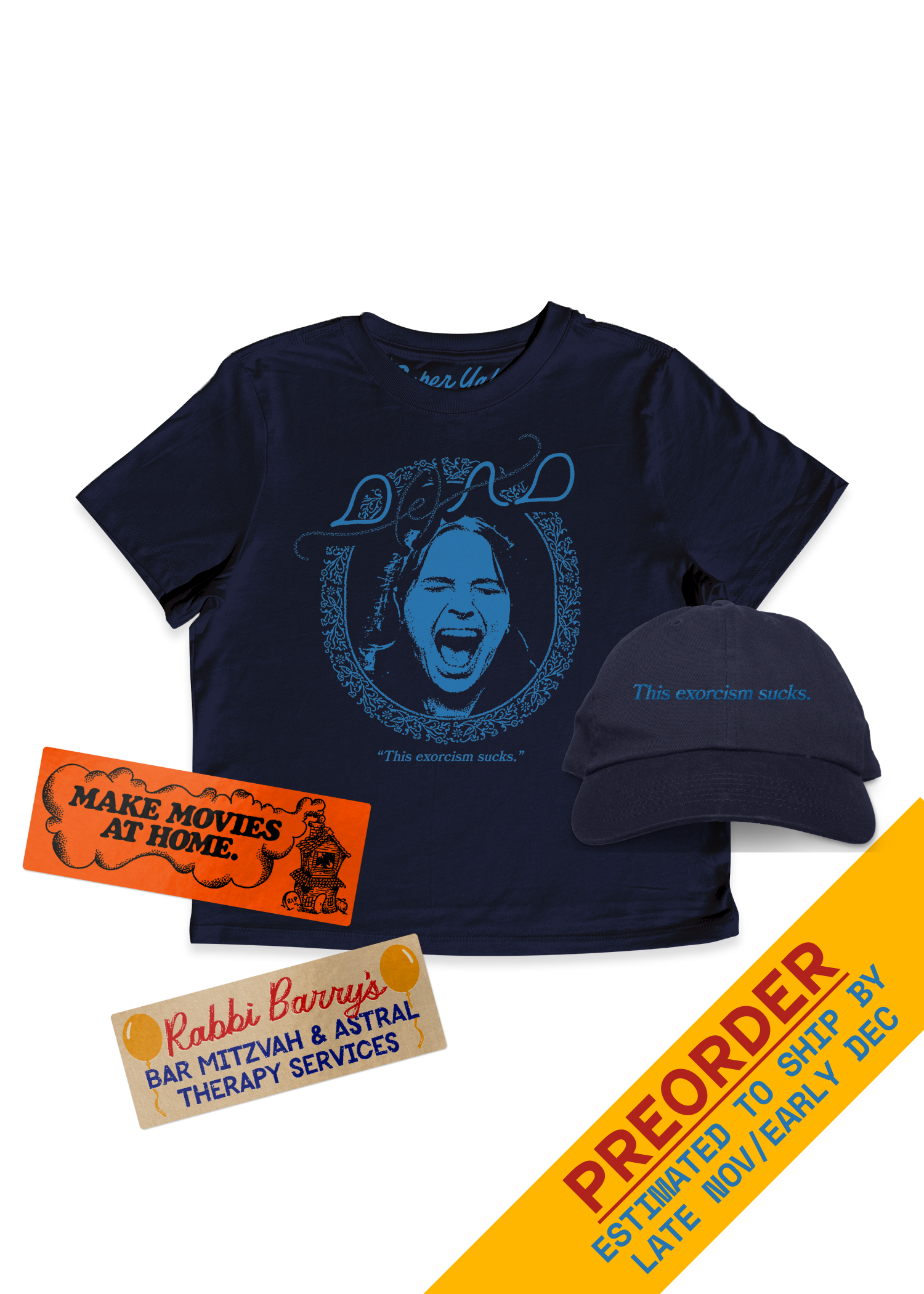 Super Yaki & D(E)AD Present: This Exorcism Sucks - Women's Boxy Tee Bu